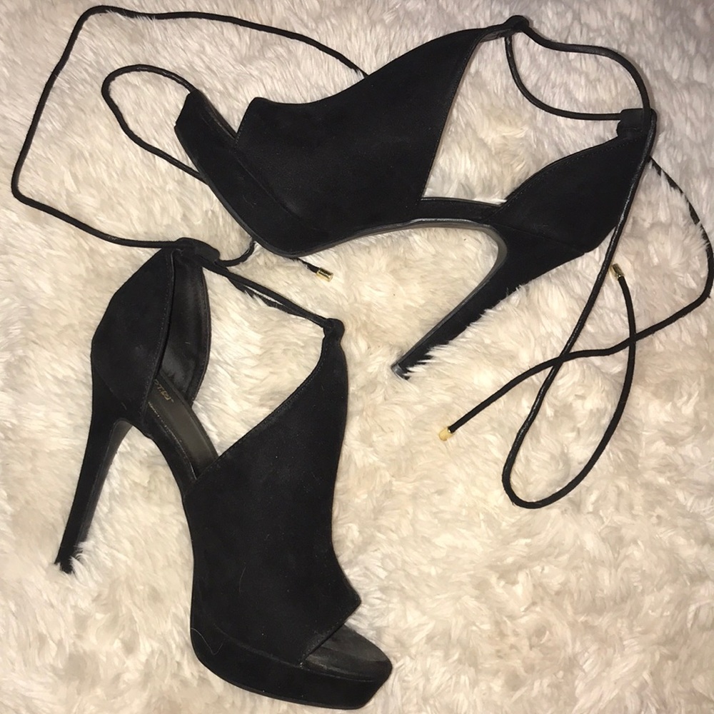 Black heels